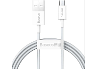 Кабель Baseus Superior Series Fast Charging Data Cable USB to Micro 2A 1m White (CAMYS-02)