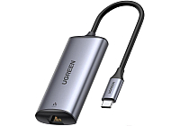 Адаптер (переходник) USB to Ethernet Ugreen CM275 Space Gray (70446)