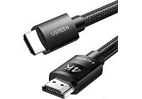 UGREEN 4K HDMI Cable Male to Male Braided 2m HD119 (Black) 40101