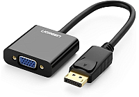 Конвертер UGREEN DP109-20415; DisplayPort (M) to VGA (F), 1920*1080 @60Hz, Black