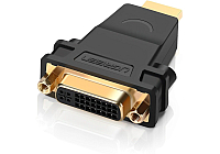 Видео конвертер UGREEN 20123; HDMI (M) to DVI (24+5) (F), без провода, Black