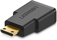 Кабель-переходник UGREEN Mini HDMI (M) to HDMI 2.0 (F) Black (20101)