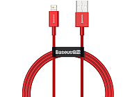 Кабель Baseus CALYS-A09 USB to Lightning 2.4A 1м Red