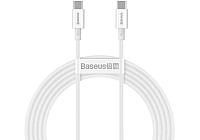 Кабель Baseus CATYS-C02 2m White (PD 100W)