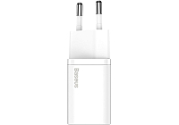 Сетевое зарядное устройство Baseus Super Si 20W EU White (TZCCSUP-B02)