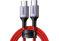 Кабель UGREEN US294-60186 Type C to Type C 1m Red