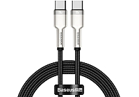 Кабель Baseus CATJK-C01 Type-C to Type-C 1м Black