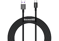 Кабель Baseus Superior Series Fast Charging Data Cable USB to Type-C 66W 2m Black (CATYS-A01)