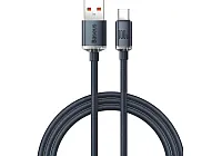 Baseus Crystal Shine Series Fast Charging Data Cable USB to Type-C 100W 1.2m Black (CAJY000401)