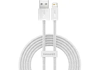 Baseus Dynamic Series Fast Charging Data Cable USB to iP 2.4A 2m White (CALD000502)