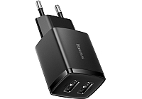 Сетевое зарядное устройство Baseus Compact Charger 2U 10.5W EU Black (CCXJ010201)