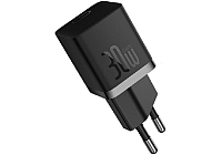 Сетевое зарядное устройство Baseus CCGN070401 GaN5 Fast Charger (mini) 1C 30W Black