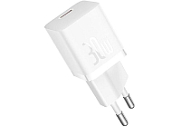 Сетевое зарядное устройство Baseus CCGN070502 GaN5 Fast Charger (mini) 1C 30W White