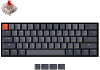 Клавиатура Keychron K12 Grey Gateron G pro Red Switch (K12-B1-RU)