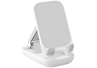 Подставка для телефона Baseus Seashell Series Folding Phone Stand Moon White (B10551500211-00)