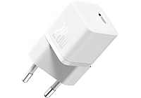 Сетевое зарядное устройство Baseus GaN5 Fast Charger(mini) 1C 20W EU White (CCGN050102)