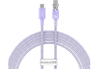 Кабель Baseus Explorer Series Fast Charging Cable with Smart Temperature Control USB to Type-C 100W 1m Nebula Purple (P10319703511-00)