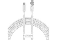 Кабель Baseus Explorer Series Fast Charging Cable with Smart Temperature Control Type-C to Type-C 100W 2m Stellar White (P10319703221-01)