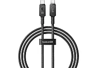 Кабель Baseus Unbreakable Series Fast Charging Data Cable Type-C to Type-C 100W 1m Cluster Black (P10355800111-00)