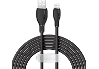 Кабель Baseus Pudding Series Fast Charging Cable USB to iP 2.4A 2m Cluster Black (P10355700111-01)