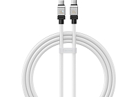 Кабель Baseus CoolPlay Series Fast Charging Cable Type-C to Type-C 100W 1m White (CAKW000202)