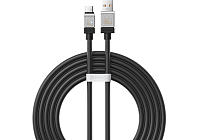 Кабель Baseus CoolPlay Series Fast Charging Cable USB to Type-C 100W 2m Black (CAKW000701)