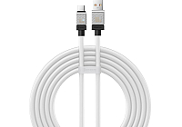 Кабель Baseus CoolPlay Series Fast Charging Cable USB to Type-C 100W 2m White (CAKW000702)