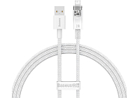 Кабель Baseus CATS010002 Explorer Series Fast Charging Cable with Smart Temperature Control USB to iP 2.4A 1m White