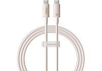 Кабель Baseus P10360202421-00 Habitat Series Fast Charging Cable Type-C to Type-C 100W 1m Wheat Pink