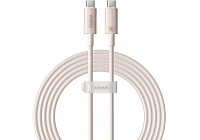 Кабель Baseus P10360202421-01 Habitat Series Fast Charging Cable Type-C to Type-C 100W 2m Wheat Pink