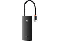 USB-хаб Baseus Lite Series Black (WKQX030301)