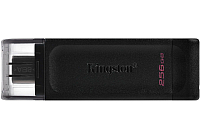 Usb flash накопитель Kingston Data Traveler 256Gb 70 Type-C DT70/256GB черный