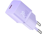 Сетевое зарядное устройство Baseus GaN5 Fast Charger(mini) 1C 20W EU Purple (CCGN050105)