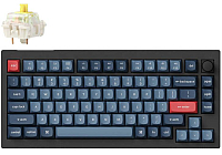 Клавиатура Keychron V1 Max Black, RGB, Hot-Swap, Knob Version, Banana Switch (V1M-D4-RU)