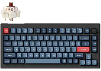 Клавиатура Keychron V1 Max Black, RGB, Hot-Swap, Knob Version, Brown Switch (V1M-D3-RU)