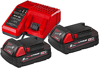 Аккумулятор с зарядным устройством для инструмента Milwaukee M18 NRG-202 (4933459213)