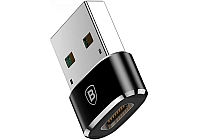 Переходник Baseus USB-C/USB Black (CAAOTG-01)