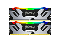 Оперативная память Kingston Fury Renegade 32GB DDR5 Silver RGB (KF572C38RSAK2-32)