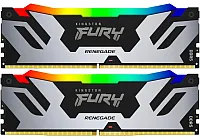 Оперативная память Kingston Fury Renegade Silver/Black 48GB DDR5 RGB XMP (KF572C38RSAK2-48)