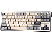Клавиатура Royal Kludge RK R87 Pro Half Creamy switch/Grey