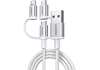 Кабель Ugreen US186 1.5м Silver (50203)
