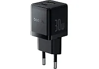 Сетевое зарядное устройство Baseus Palm C+U 30W EU Cluster Black (P1011160A113-00)