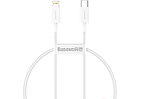 Кабель Baseus Type-C to Lightning PD 20W 0.25m White (CATLYS-02)