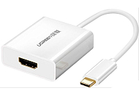 Переходник UGREEN USB-C to HDMI Adapter 40273 (White)