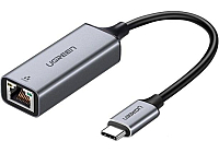 Переходник UGREEN USB-C 3.1 GEN1 To Gigabit Ethernet Adapter CM199 (Gray) (50737)