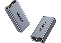 Переходник UGREEN US381-20119 USB 3.0 (F) to USB 3.0 (F), Скорость до 5 Гбит/с UGREEN USB3.0 A/F to A/F Adapter Aluminum Case US381 (20119)