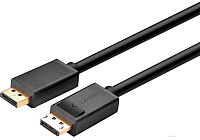 Кабель UGREEN DP 1.2 Male to Male Cable 1m DP102 (Black) 10244