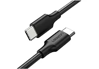 Кабель UGREEN US300-80372, Type C to Type C, 5A, PD 100W, силиконовый, 2m, Black