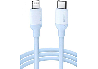 Кабель UGREEN US387-20313; Type-C to Lightning; Apple MFi certified; PD fast charge 3A; силиконовый; 1m; Navy Blue